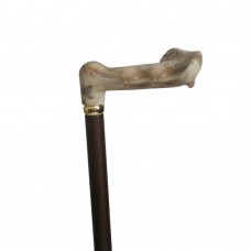 30216 Left Marbleized Palm Grip Handle Wood Stick