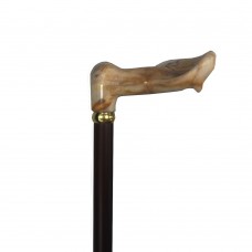 30217 Right Marbleized Palm Grip Handle Wood Stick