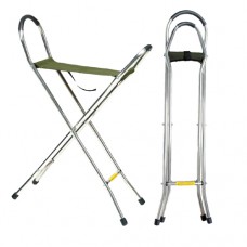 M-16215 CANVAS SEAT STICK. TOTAL HEIGH 37" & CAPACITY HOLD UP TO 275 LBS