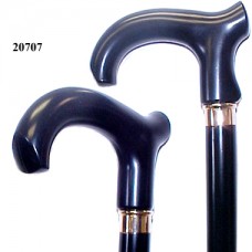 20707 DELUXE WOOD STICK WITH POLISHED, BLACK FINISH